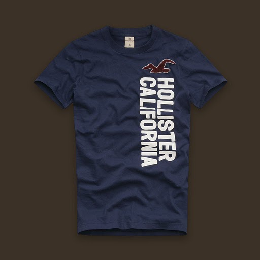 Hollister Hombres De Cuello Redondo Corto Remera HCO3963